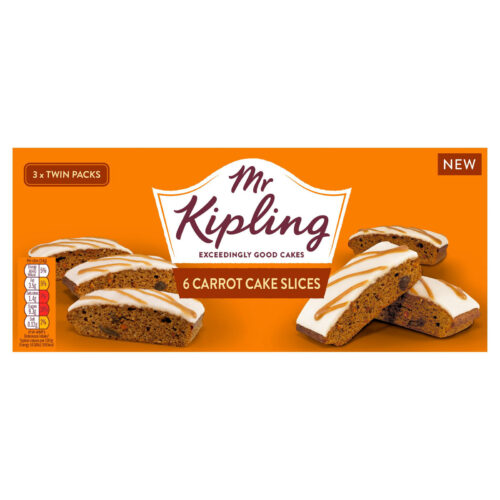 Mr Kipling Carrot Cake Slices 6 Pack