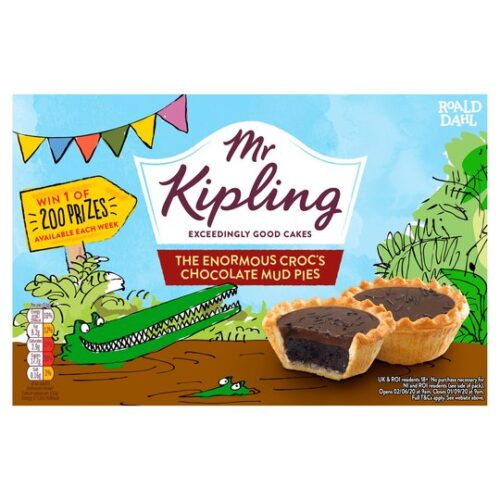 Mr Kipling Enormous Chocolate Mud Pies 6 Pack