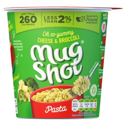 Mug Shot Cheese & Broccoli Pasta 68G