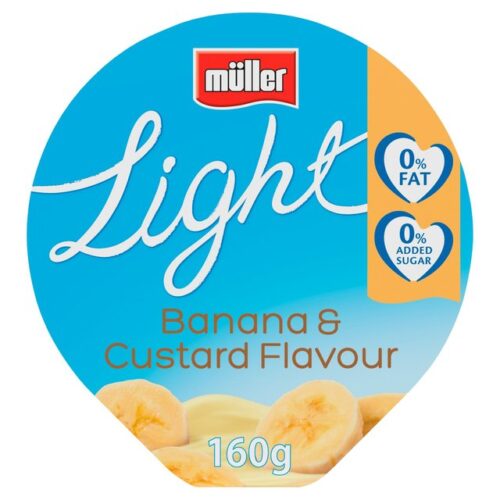 Muller Light Banana Custard Yogurt 160G