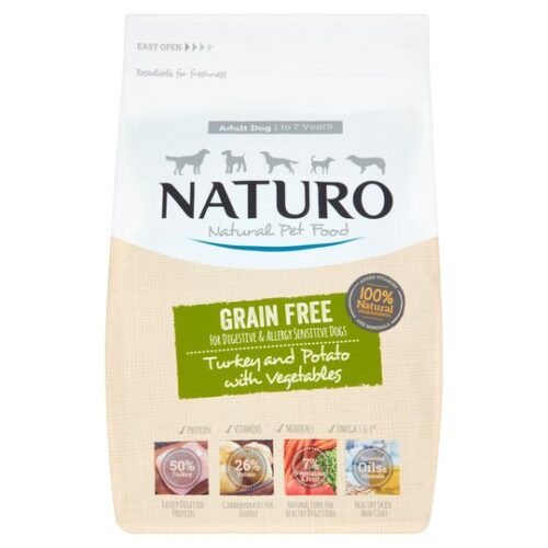 Naturo Grain Free Turkey & Potato With Vegetable 2Kg