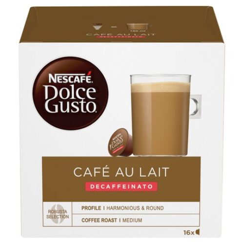 Nescafe Dolce Gusto Cafe Au Lait Coffee Pods 16 Servings 160G