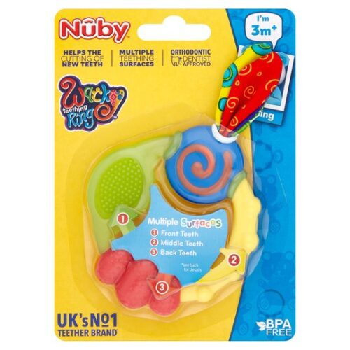 Nuby Wacky Teething Ring Teether