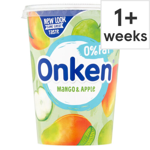 Onken Biopot Fat Free Mango & Apple Yogurt 450G