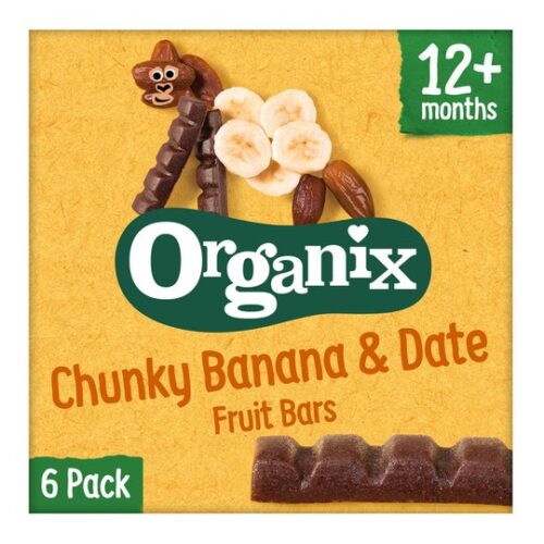 Organix Banana & Date 6 X 17G