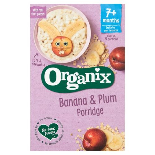 Organix Banana & Plum Porridge 200G