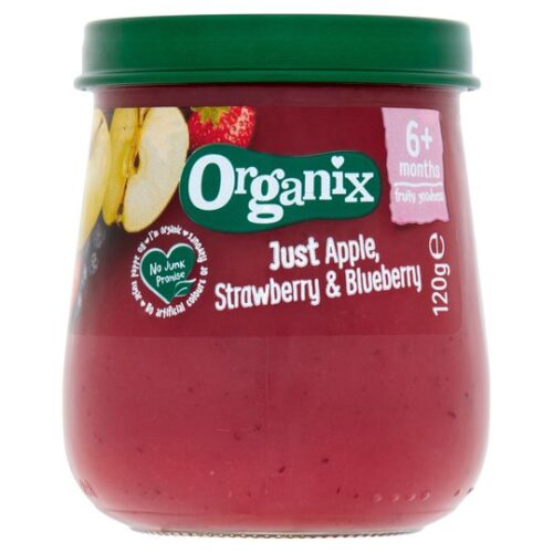 Organix Just Apple Strawberry & Blueberry 120G