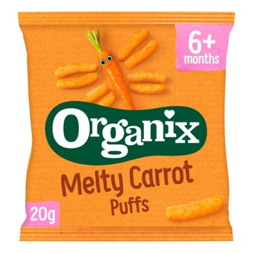 Organix Melty Carrot Puffs 20G