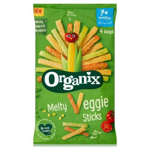 Organix Melty Veggie Sticks 4X15g