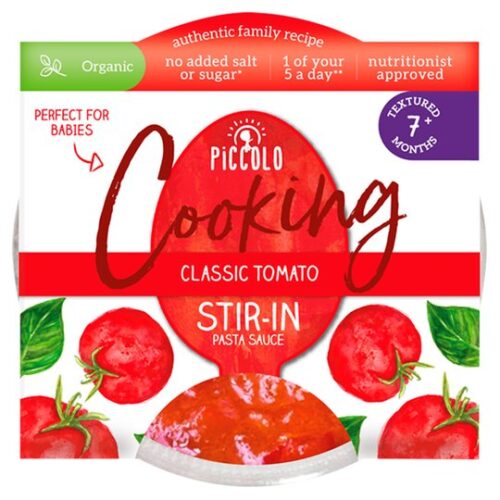 Piccolo Organic Tomato & Basil Pasta Sauce 80G