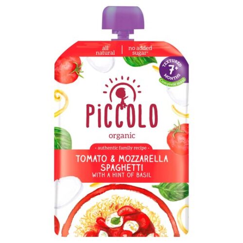 Piccolo Organic Tomato & Mozzarella Spaghetti 130G