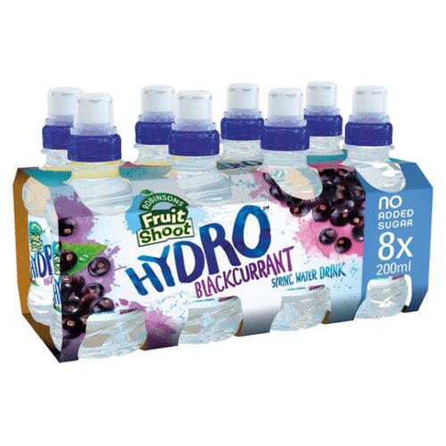 Robinsons Fruit Hydro Blackcurrant 8X200ml