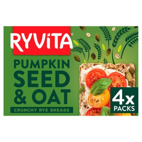 Ryvita Pumpkin & Oats Crisp Bread 4X50g