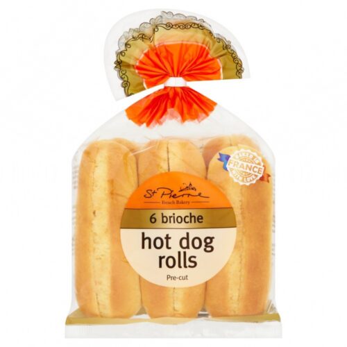 St Pierre 6 Brioche Hot Dog 270G