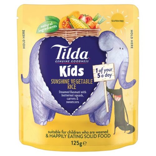 Tilda Kids Sunshine Vegetable Rice 125G