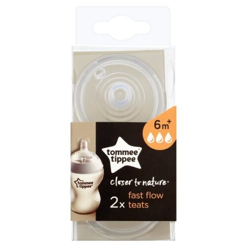 Tommee Tippee Easivent Fast Flow Teats X2