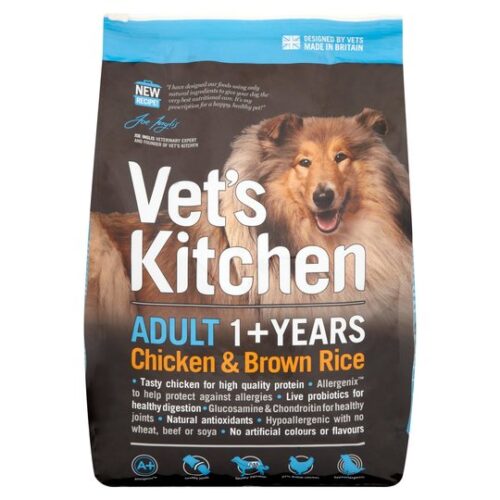 Vets Kitchen Adult Dog Chicken & Rice 3 Kilograms