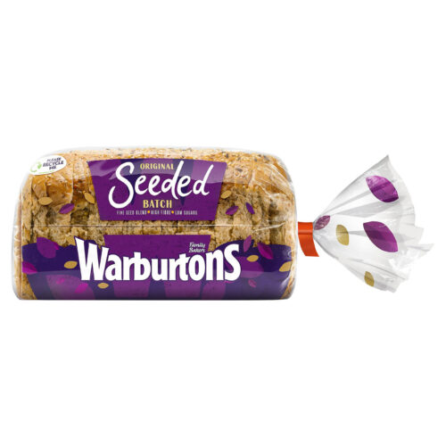 Warburtons Seeded Batch Bread 400G