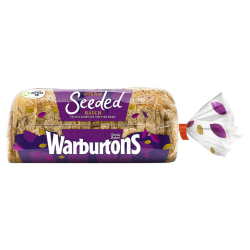 Warburtons Seeded Batch Bread 800G