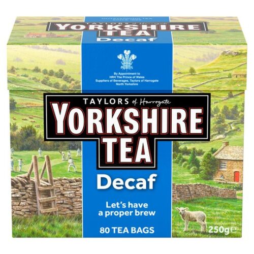 Yorkshire Decaffeinated Tea Bags 250g