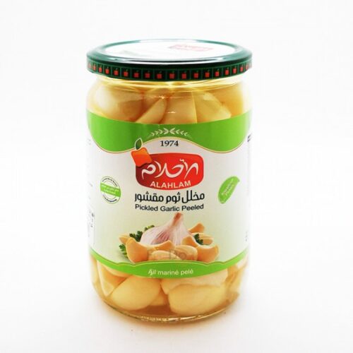 Al Ahlam Pickled Garlic Peeled 600g