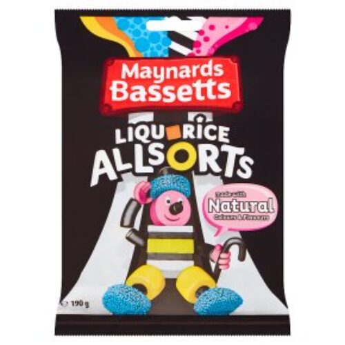 Maynards Bassetts Allsort Liquorice 400G