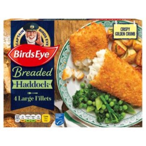 Birds Eye 4 Large Breaded Haddock 440G