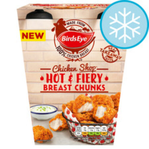 Birds Eye Hot & Fiery Chicken Breast Chunks 350G