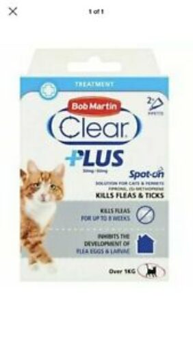 Bob Martin Clear Plus Cat Flea & Tick 2 Tube