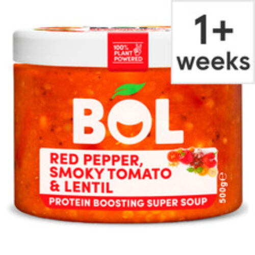 Bol Smokey Tomato Lentil Protein Boosting Super Soup 500G