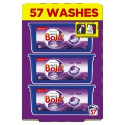 Bold All In One Washing Pod Lavender & Camomile 57 Washes 1373.7G