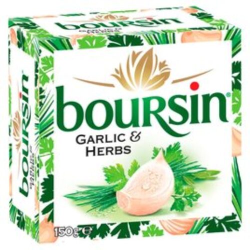 Boursin Full Fat Soft Cheese Garlic Herb 150G