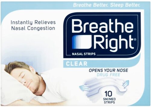 Breathe Right Nasal Strips Clear 10 Strips