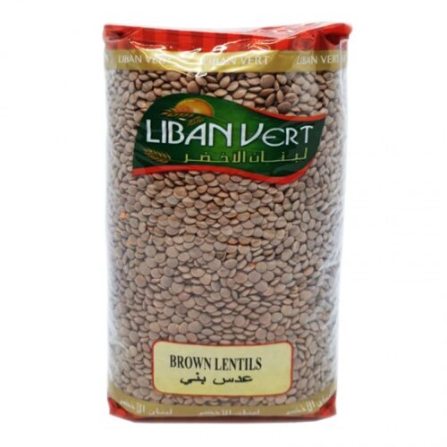 Brown Lentils Liban Vert 1Kg