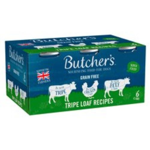 Butcher’s Tripe Loaf Dog Food Tins 6X400g