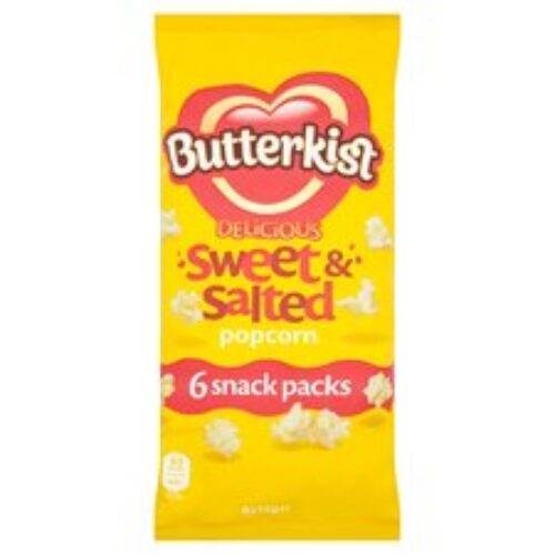 Butterkist Sweet & Salted Popcorn 6X12g