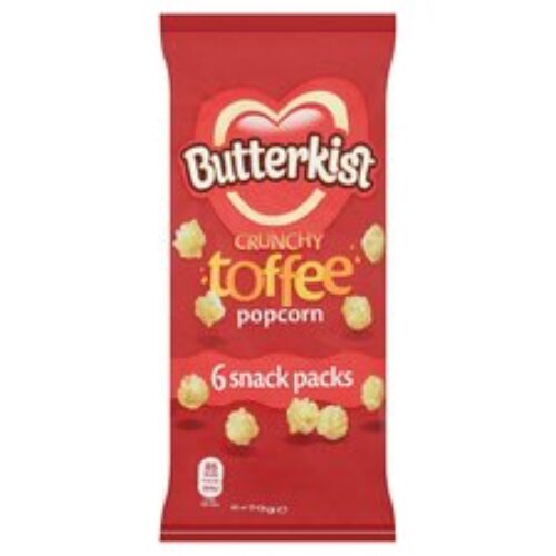 Butterkist Toffee Popcorn 6X20g