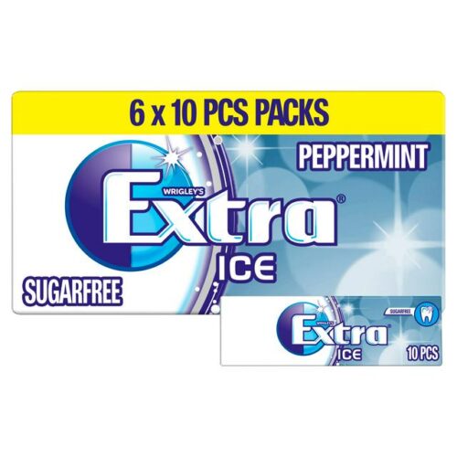 Wrigley’s Extra Ice Peppermint 6X10 Pieces 84G