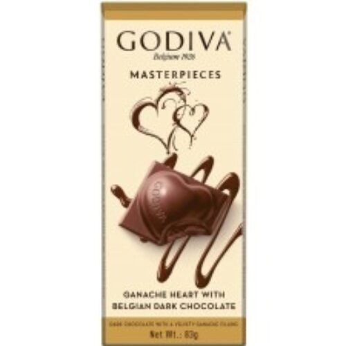 Godiva Belgian Dark Chocolate Ganache Bar 83G