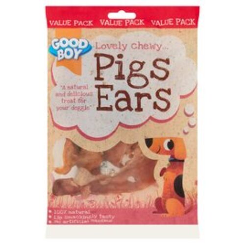 Wagtastic Treat Pigs Ears 4 Pieces