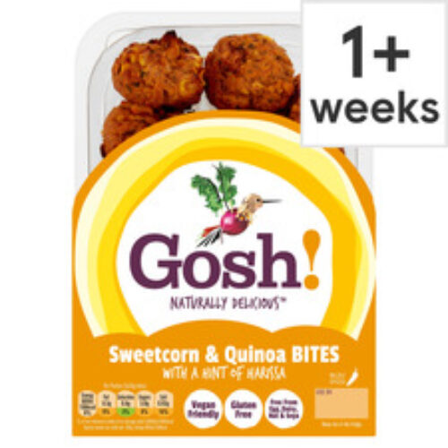 Gosh! Sweetcorn & Quinoa Bites 280G