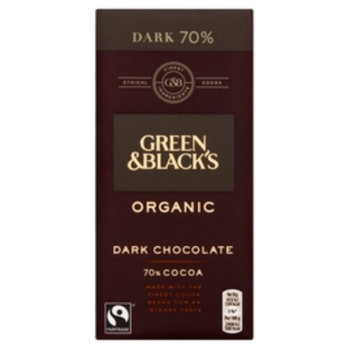 Green & Blacks Organic Dark 70% Chocolate 90G