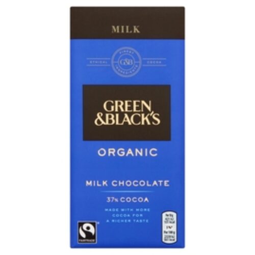 Green & Blacks Organic Milk Chocolate 90G