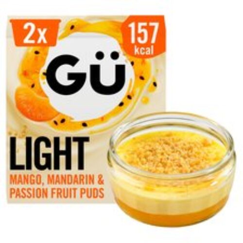 Gu Light Mango Mandarin & Passion Fruit 2X77g