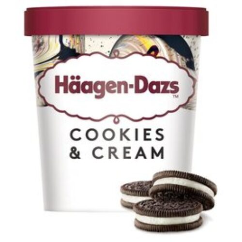 Haagen-Dazs Cookies & Cream Ice Cream 460Ml