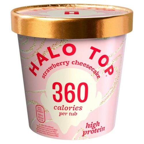 Halo Top Strawberry Cheesecake Ice Cream 473Ml