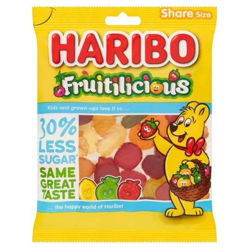 Haribo Fruitilicious Reduced Sugar 165G - Compare Prices & Buy Online!