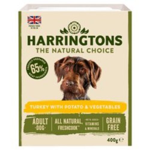 Harringtons Dog Food Turkey Vegetable & Potato 400G