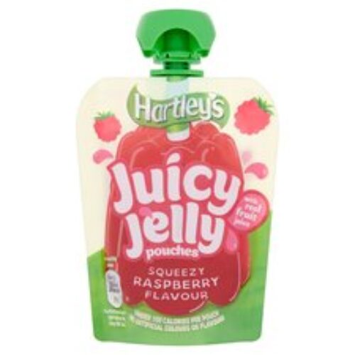 Hartleys Juicy Jelly Rasperry 4 X 90G