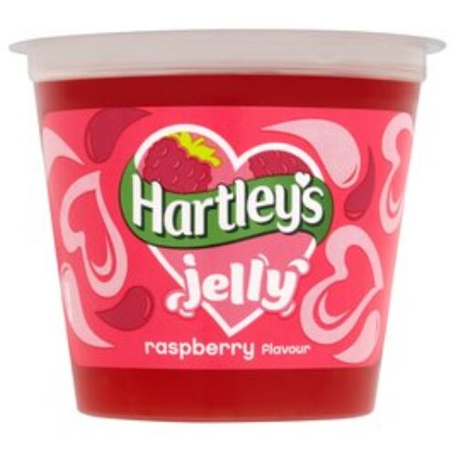 Hartleys Ready To Eat Jelly Raspberry 125G